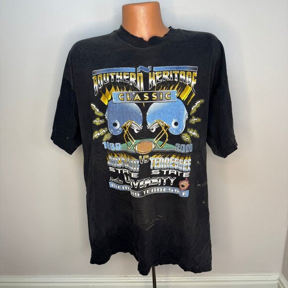 Vintage Y2K Southern Heritage Classic 2000 T-Shirt Jackson State Tennessee XXL - Picture 1 of 9